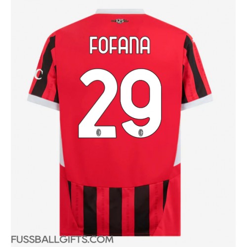 AC Milan Youssouf Fofana #29 Fußballbekleidung Heimtrikot 2024-25 Kurzarm